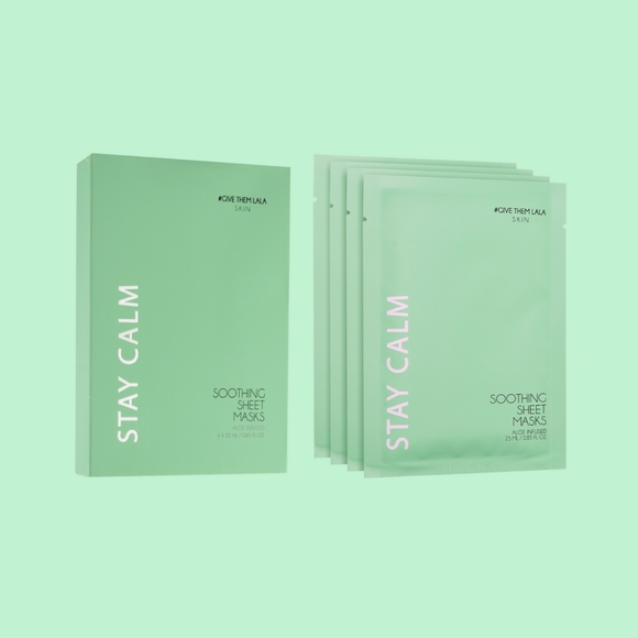 LALA SKIN *  4 CALMING MASKS - Picture 2 of 6